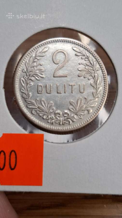 Lietuva 1925 2 litu sidabras - nuotraukos Nr. 13