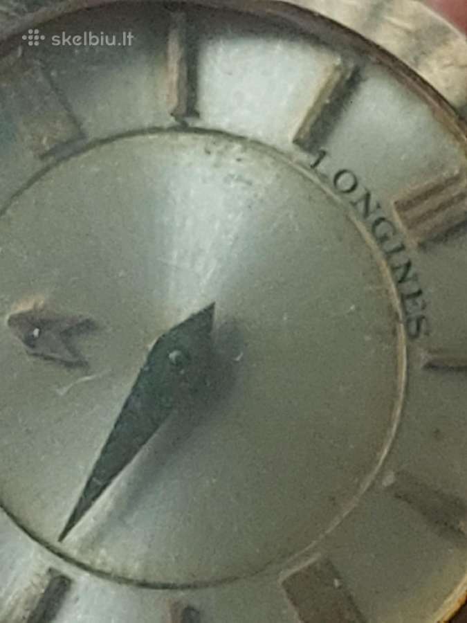 Longinęs senovinis moteriskas laikrodis pauksuotas