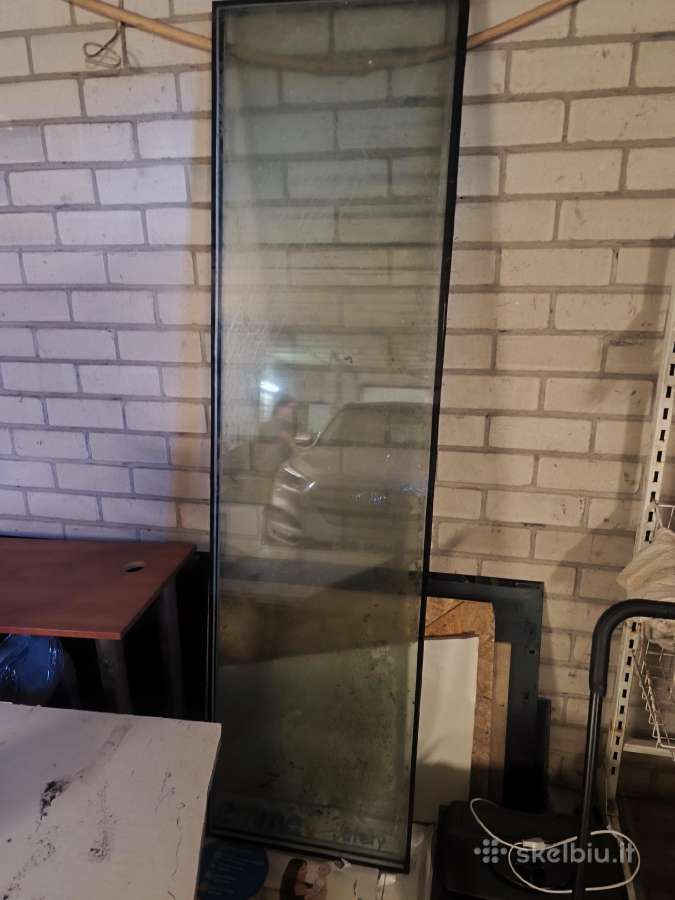 55,5x209,5 stiklo paketai 2 vnt. idelios būklės