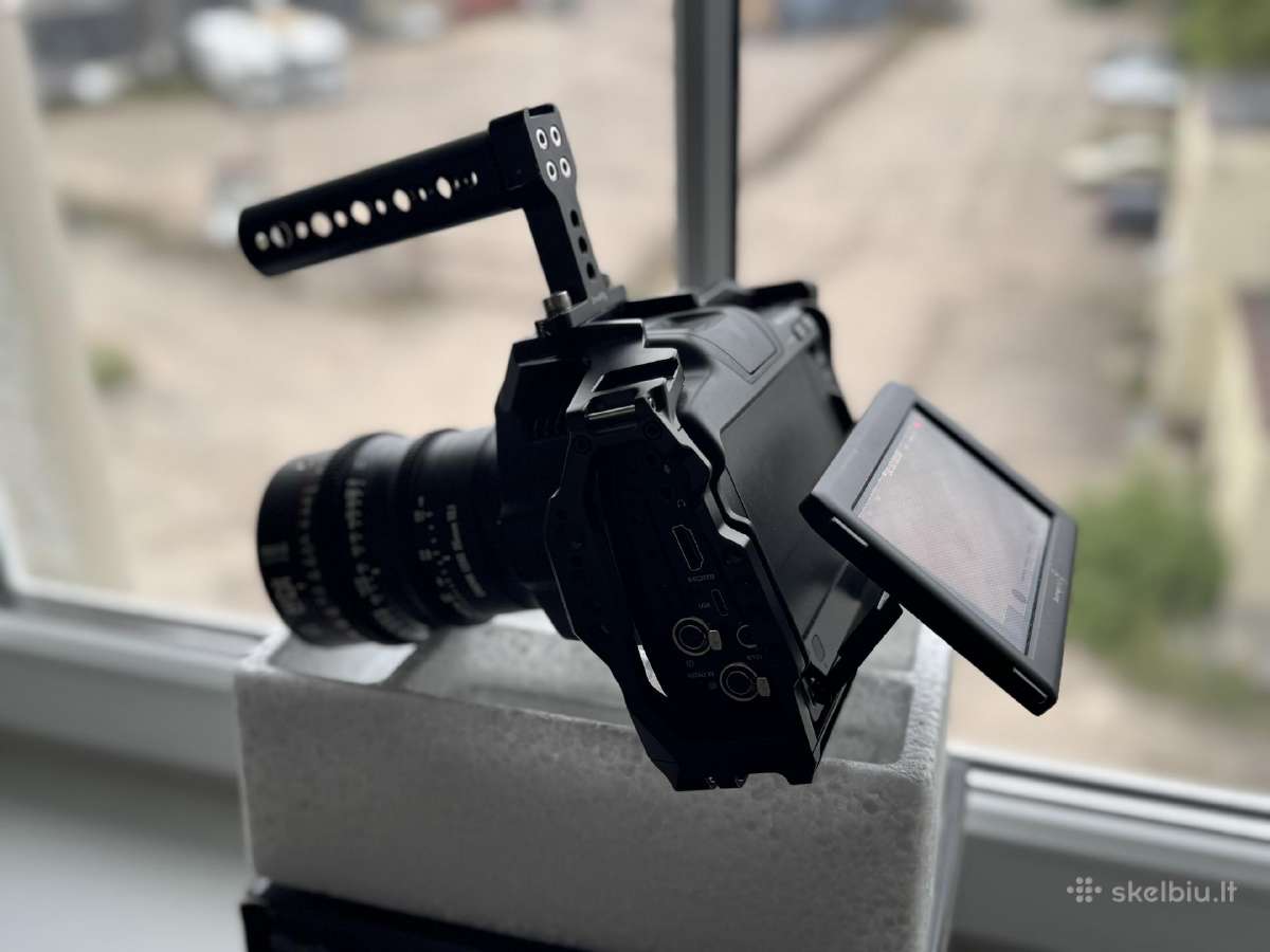 Blackmagic 6k Pro +Meike Cine 25mm T2.1 + Smallrig