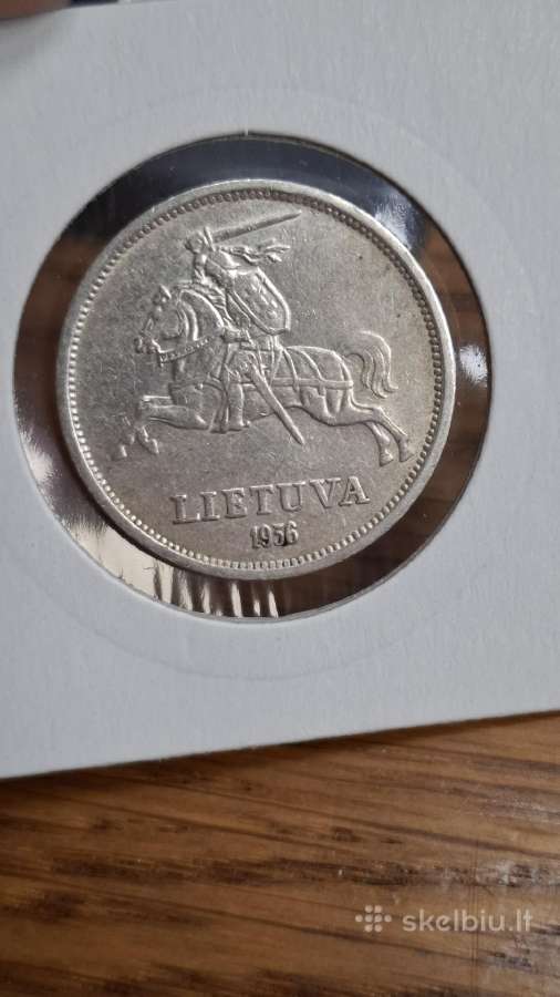 Lietuva 1936 5 litai Basanavičius sidabras - nuotraukos Nr. 8
