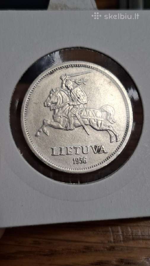 Lietuva 1936 5 litai Basanavičius sidabras - nuotraukos Nr. 10