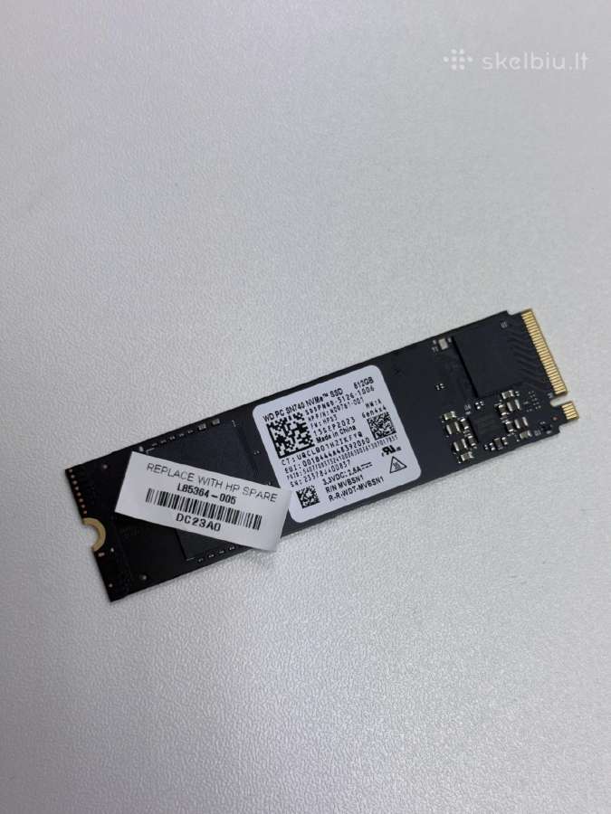 Wd 512 GB Nvme SSD