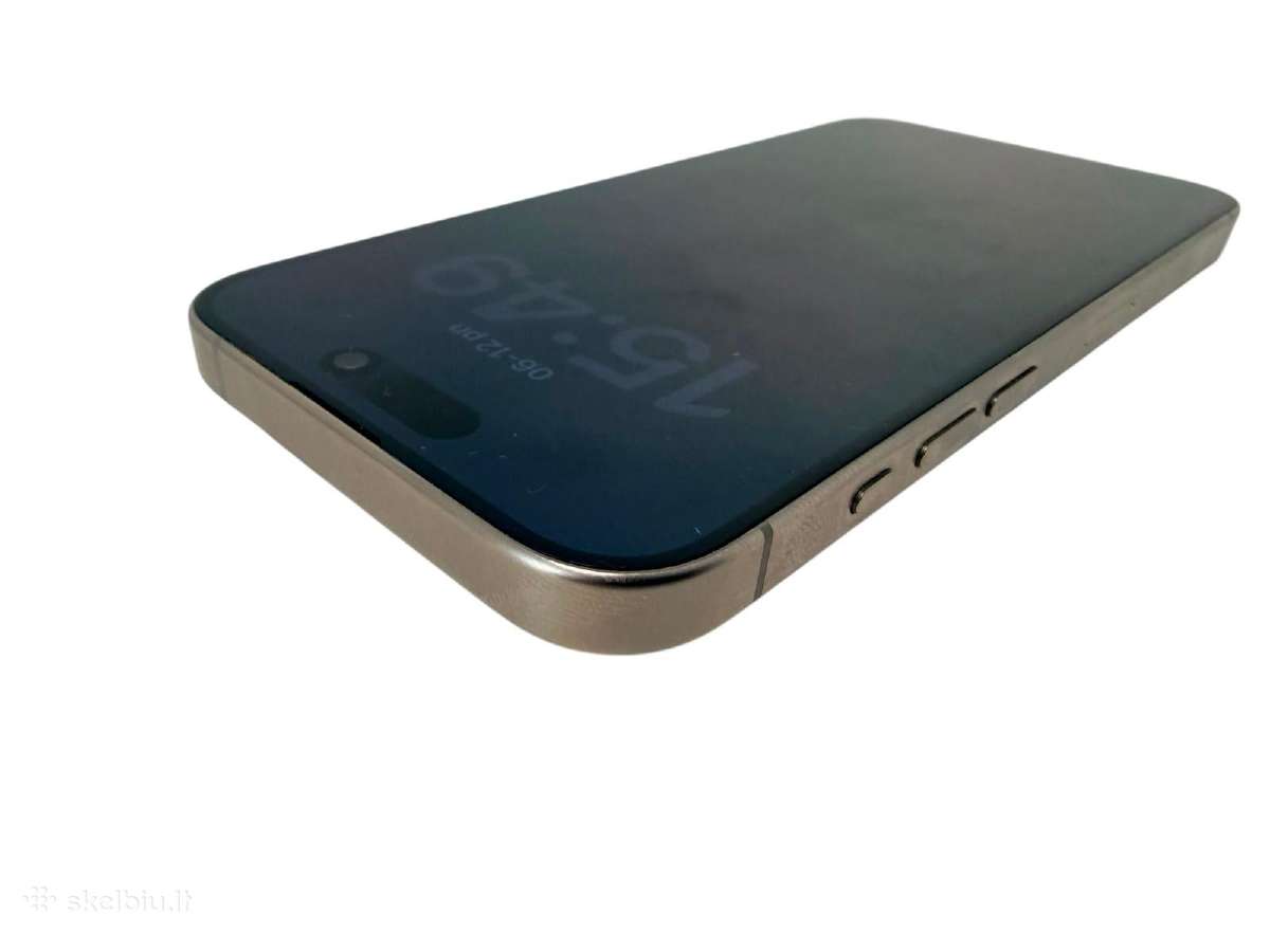 iPhone 15 Pro 128gb + 3 mėn. garantija - nuotraukos Nr. 6