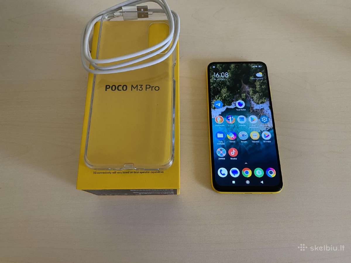 Poco M3 pro 5G mažai naudotas