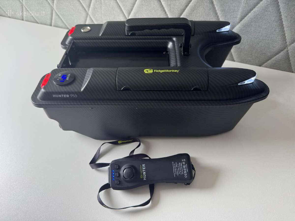 Laivelis Ridgemonkey hunter 750 bait boat 400€