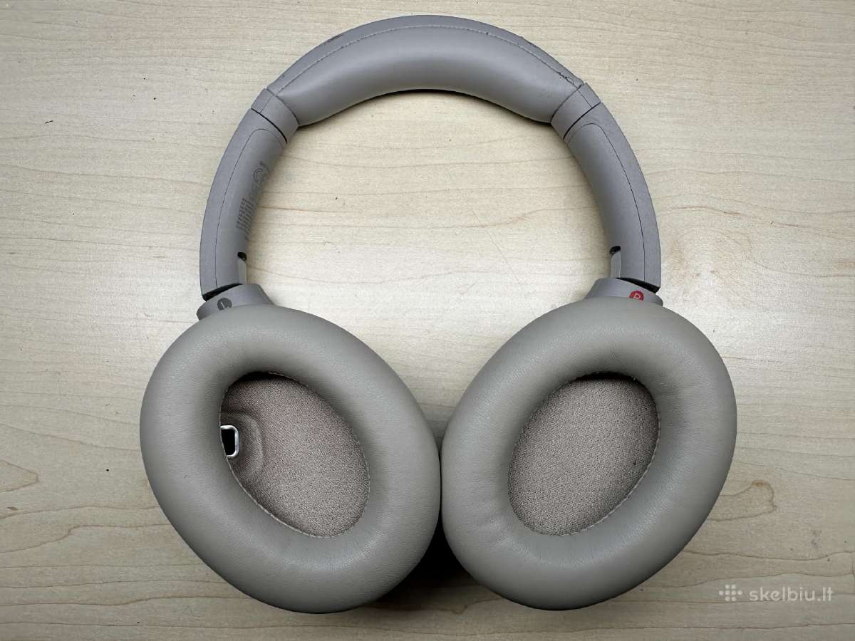 Sony Wh-1000xm4 pilkos - nuotraukos Nr. 2
