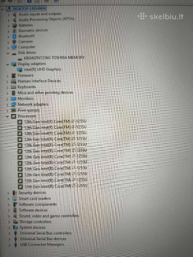 T14 Gen3 14.0 Fhd Ips i7-1255u 16gb 256gb 2% - nuotraukos Nr. 5