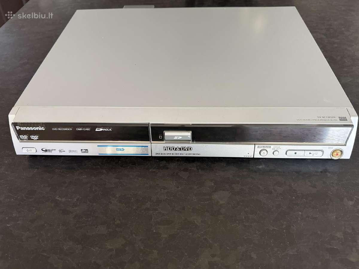 Panasonic Dvd rekocorderis su HDD 250gb