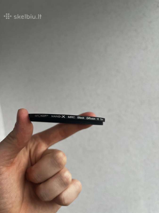 K&f Nano-x Black Mist filtras 1/2, 72mm - nuotraukos Nr. 3