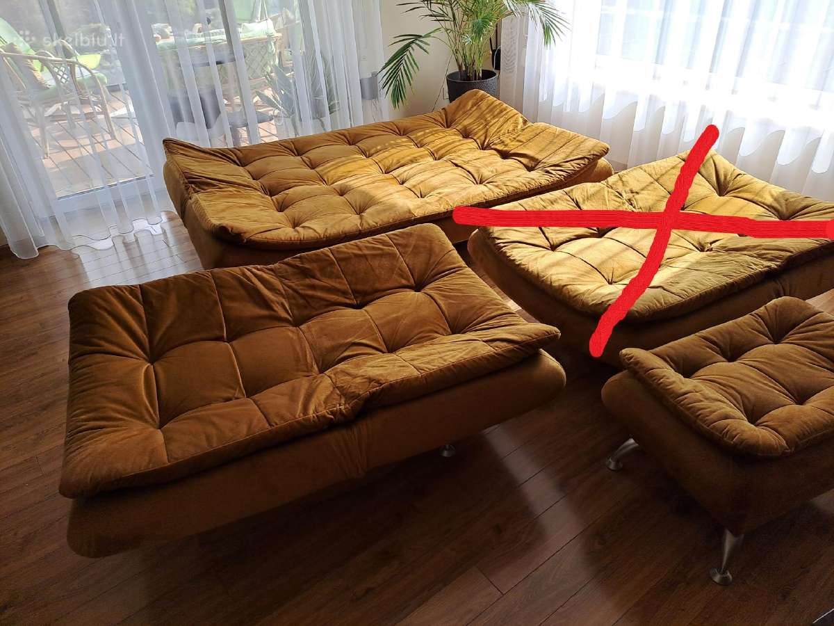 Sofa lova komplektas - nuotraukos Nr. 2