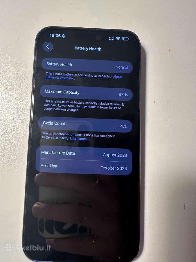 Parduodamas iPhone 15 pro max