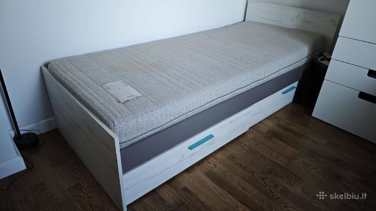 2x Lova su Lonas čiužiniu - nuotraukos Nr. 2