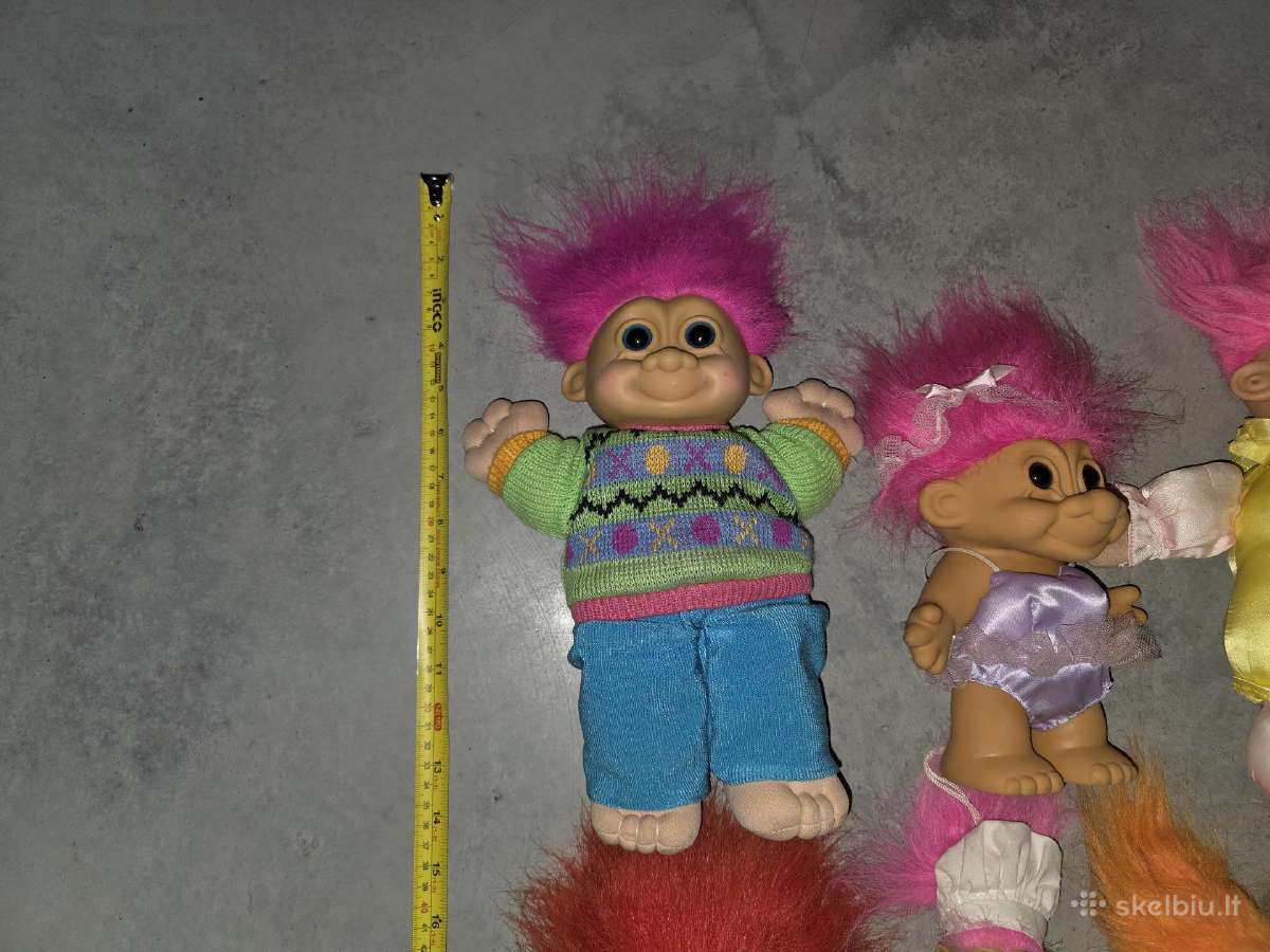 "troll“ figūrėlių (33 vnt.) Kolekcija, vintažinė - nuotraukos Nr. 2