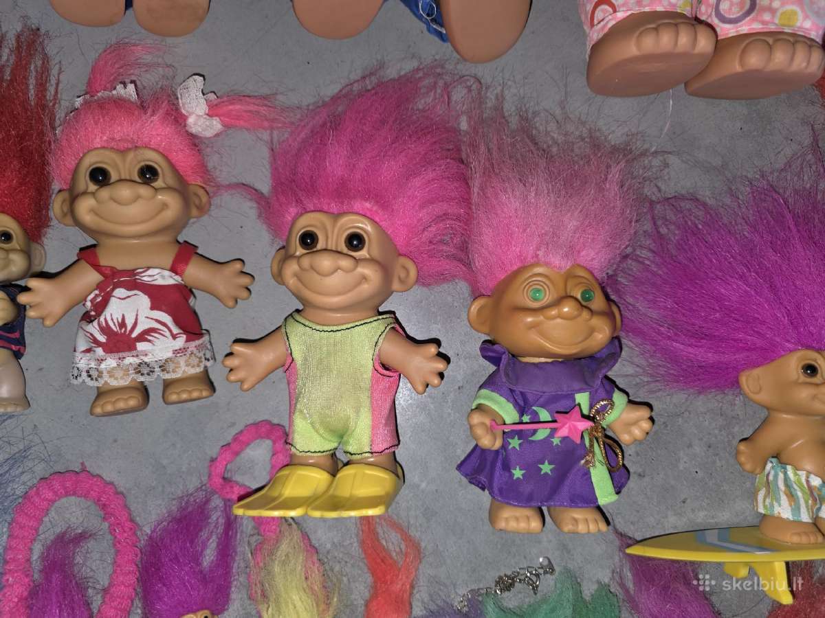 "troll“ figūrėlių (33 vnt.) Kolekcija, vintažinė - nuotraukos Nr. 9