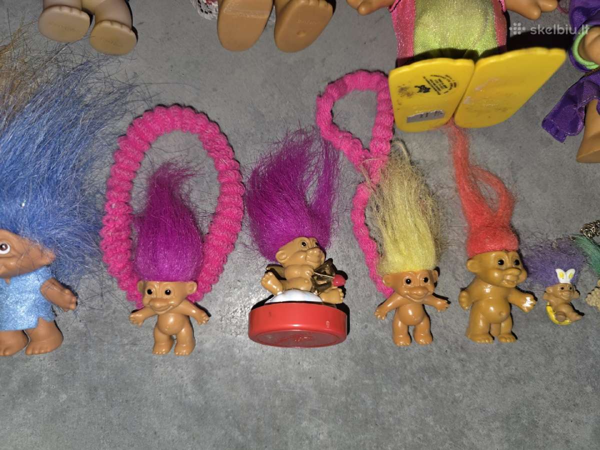 "troll“ figūrėlių (33 vnt.) Kolekcija, vintažinė - nuotraukos Nr. 12