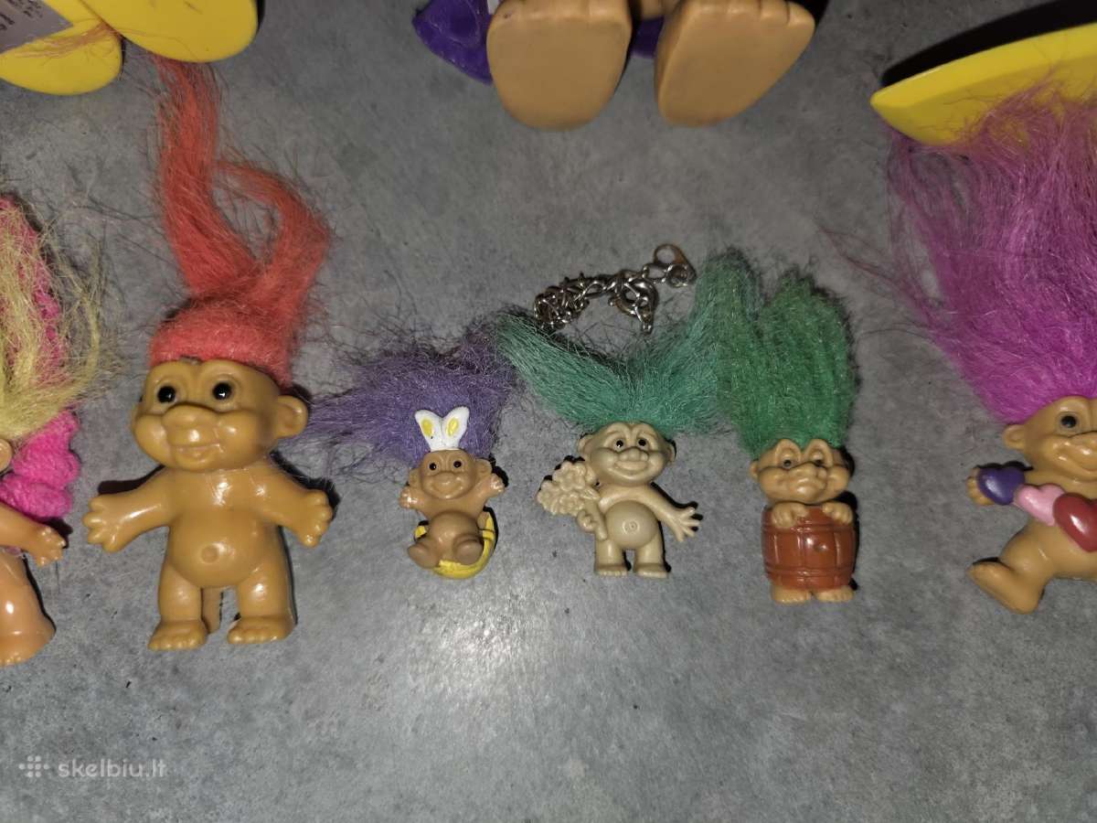 "troll“ figūrėlių (33 vnt.) Kolekcija, vintažinė - nuotraukos Nr. 13