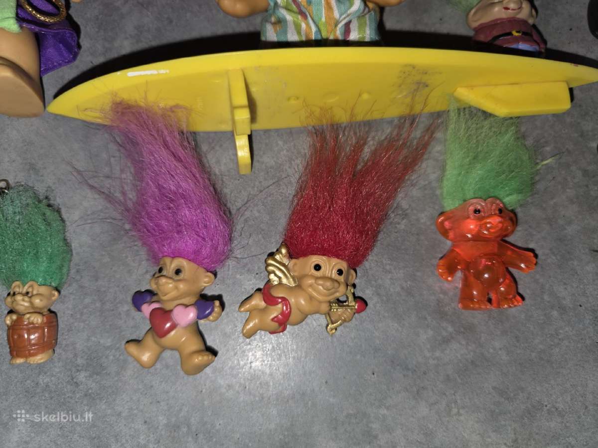 "troll“ figūrėlių (33 vnt.) Kolekcija, vintažinė - nuotraukos Nr. 14