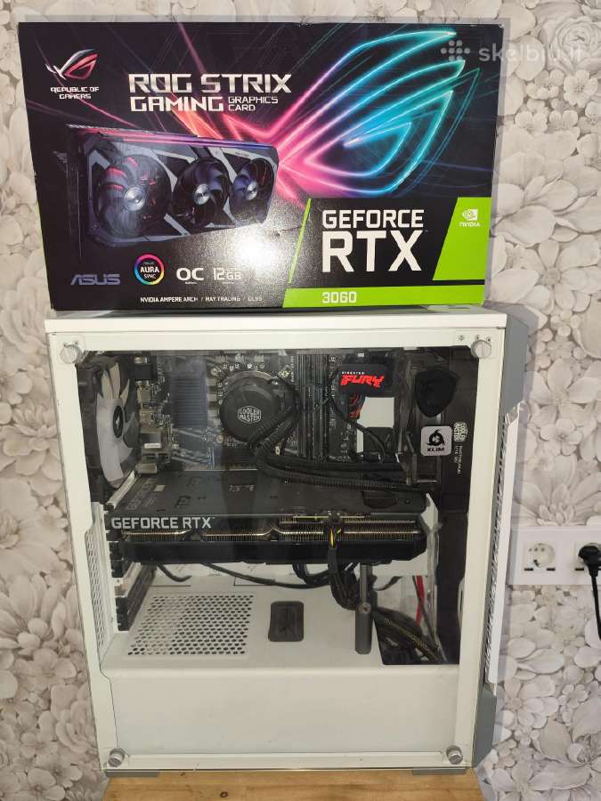 Žaidimo kompiuteris Asus Rog Strix Rtx 3060 12 GB