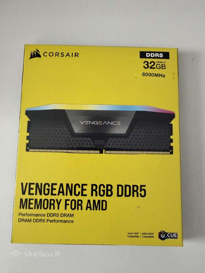 Nauji Ddr5 Corsair 32gb 6000mhz Rgb LED