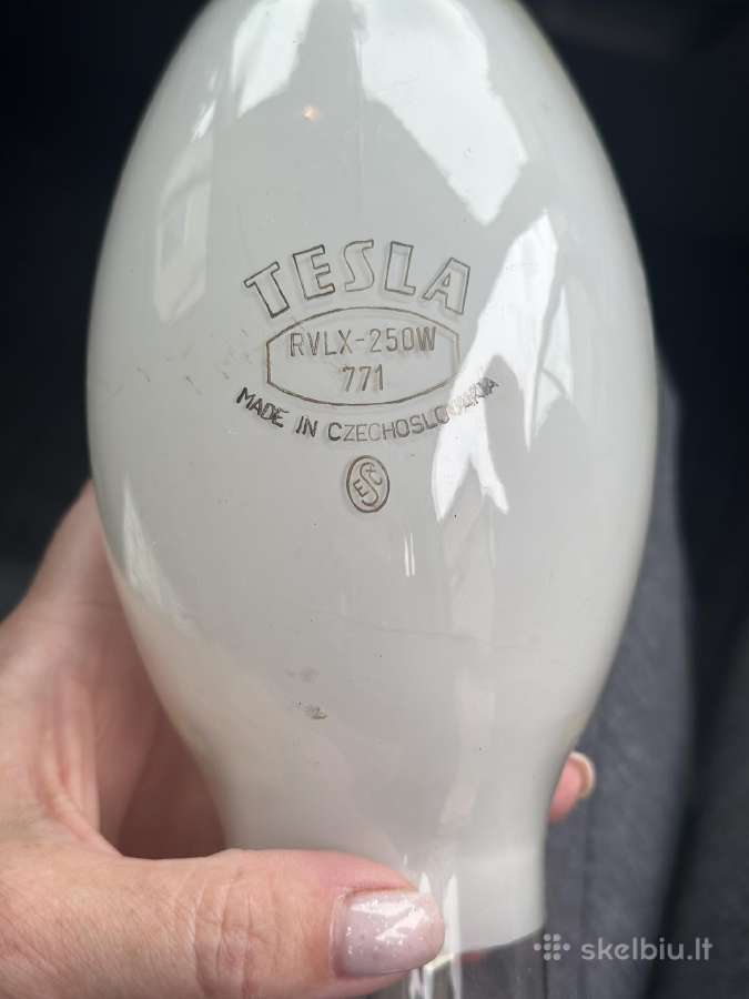 Naujos vintažinės pramoninės lempos Tesla - nuotraukos Nr. 7