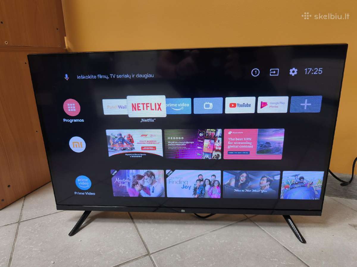 32" Xiaomi Smart TV 4k Youtube Netflix! Garantija! - nuotraukos Nr. 4