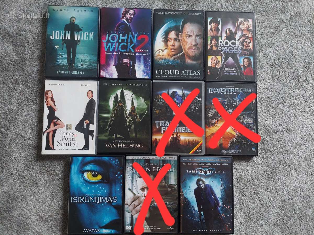 Įvairūs dvd