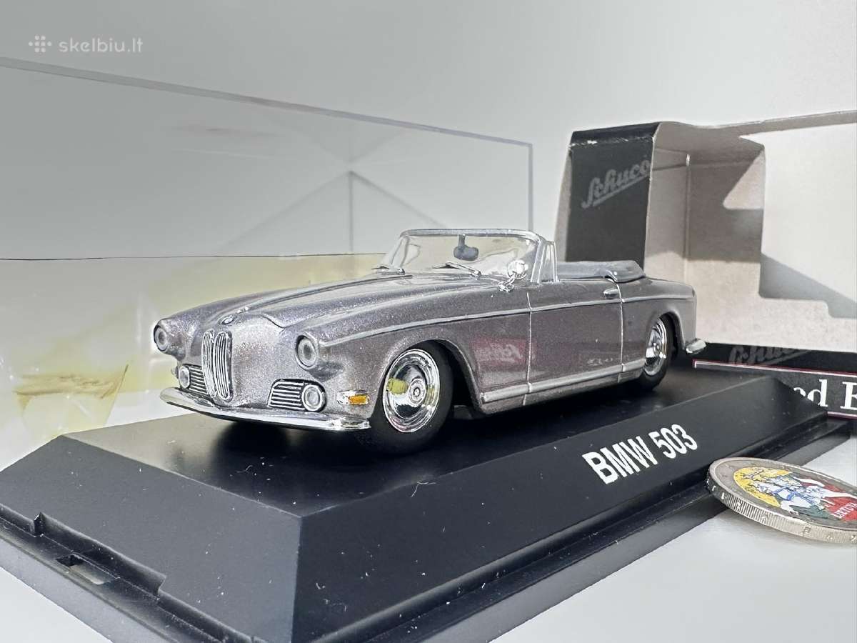 Bmw 503 Cabriolet 1956 pilka 1:43 Schuco