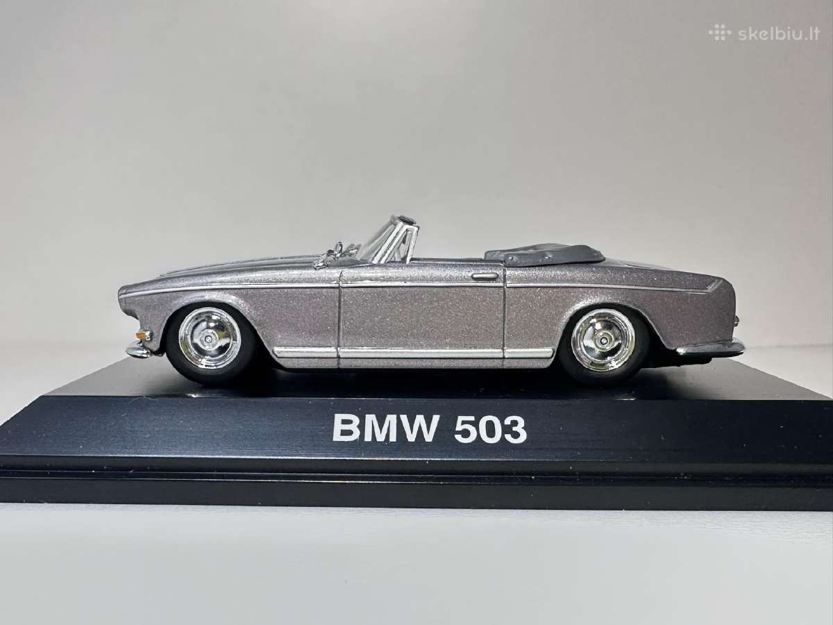 Bmw 503 Cabriolet 1956 pilka 1:43 Schuco - nuotraukos Nr. 4