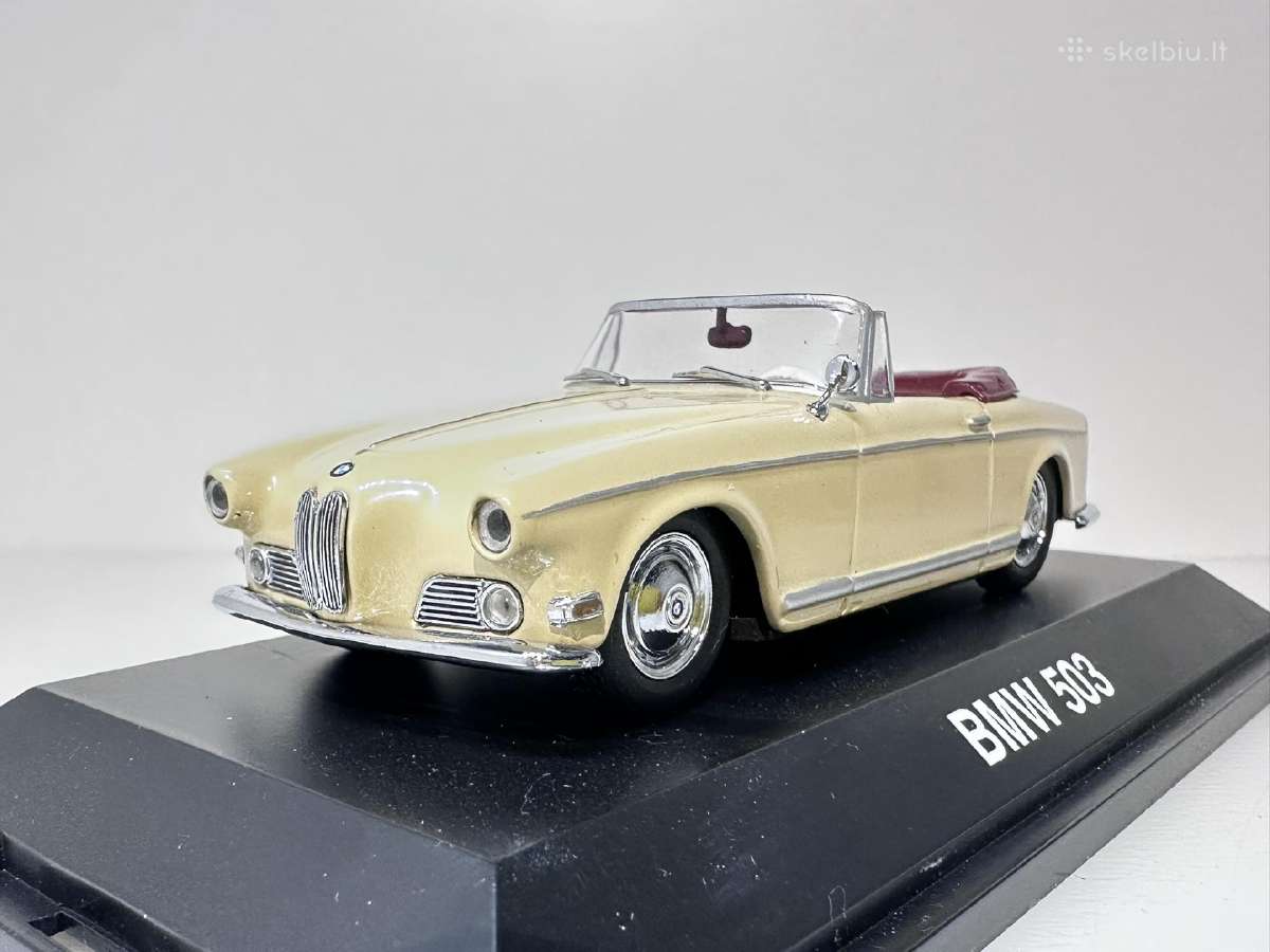 Bmw 503 Cabriolet 1956 smėlio 1:43 Schuco - nuotraukos Nr. 3