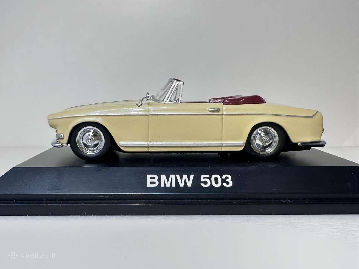 Bmw 503 Cabriolet 1956 smėlio 1:43 Schuco - nuotraukos Nr. 4