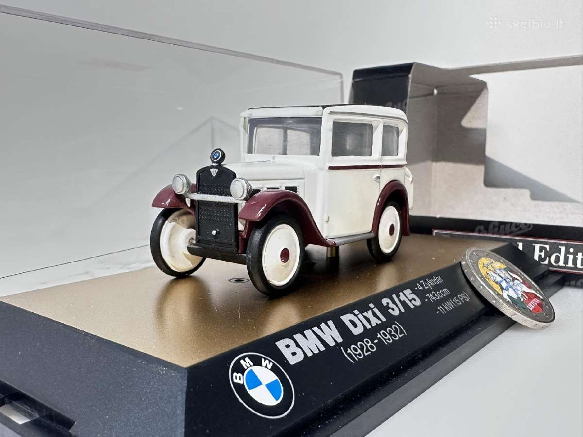Bmw Dixi 3/15 1928 balta 1:43 Schuco
