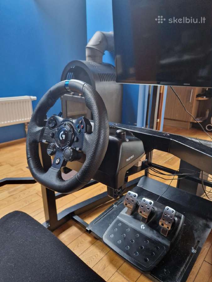Logitech G923 Trueforce vairas ir pedalai (xbox/pc
