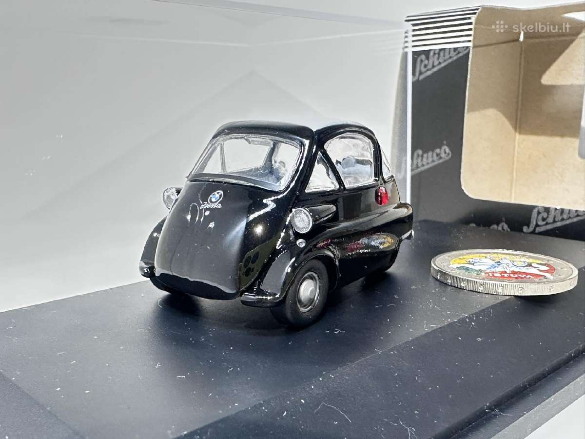 Bmw Isetta 1955 juoda 1:43 Schuco