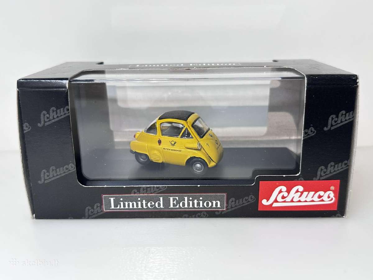 Bmw Isetta 1955 Deutsche Bundespost geltona 1:43 S - nuotraukos Nr. 2