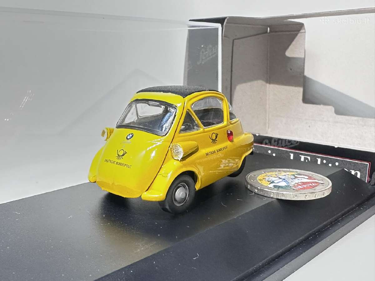 Bmw Isetta 1955 Deutsche Bundespost geltona 1:43 S