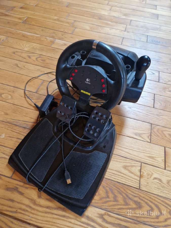 Logitech Momo Racing Force Feedback vairas (Pc)
