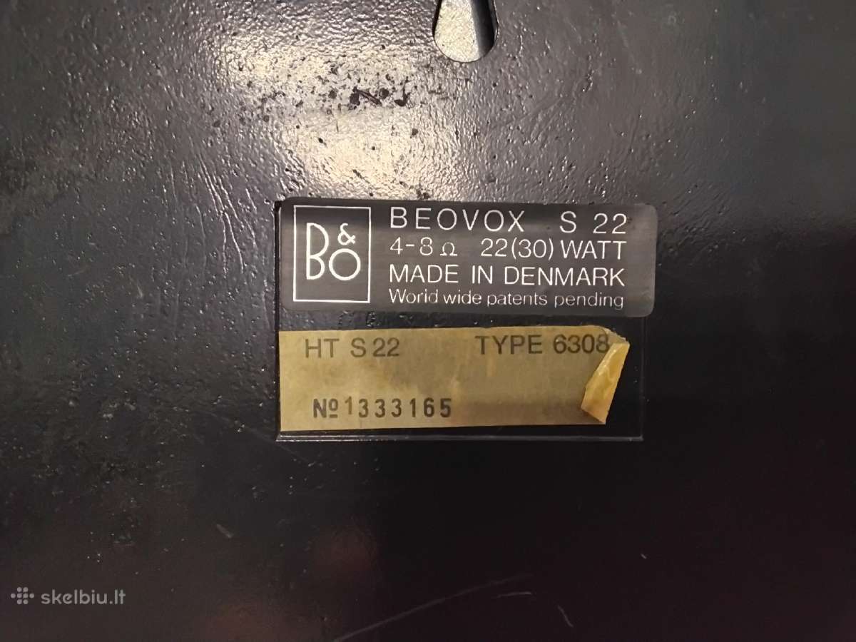 Legendiniai garsiakalbiai Beng Olufsen - nuotraukos Nr. 6