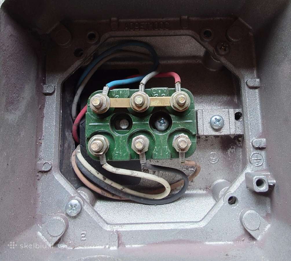 Trifazis elektros variklis 1,1 kw 1390 aps - nuotraukos Nr. 6