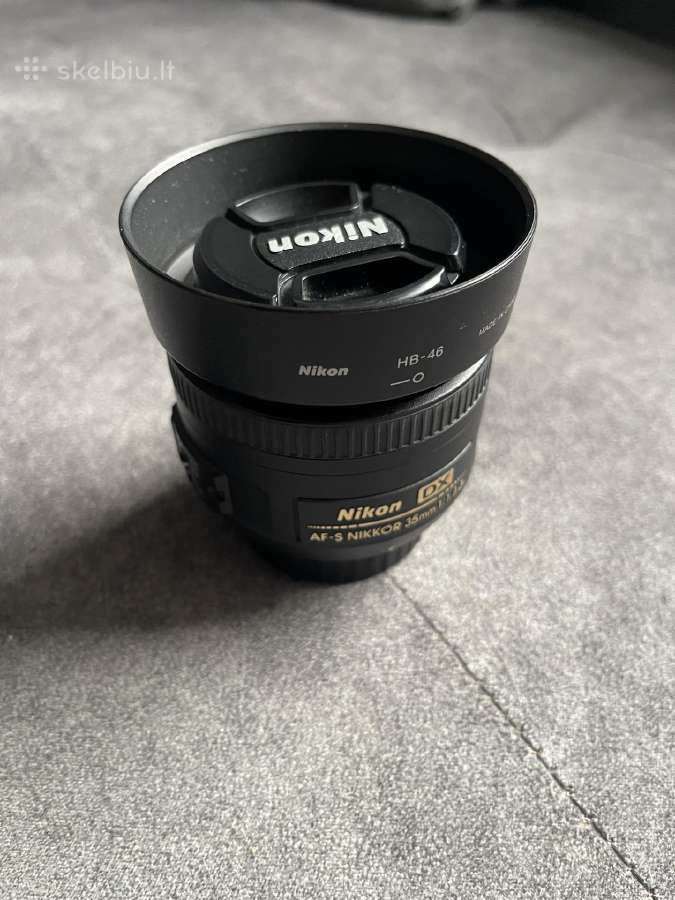 Af-s Dx Nikkor 35mm f/1.8g F-mount + Ftz