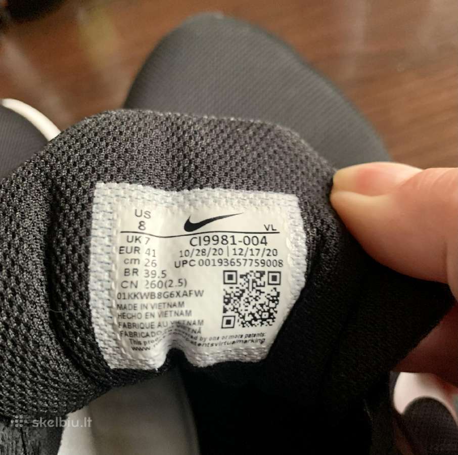Bėgimo laisvalaikio batai Nike, 41(26cm,us8) - nuotraukos Nr. 8