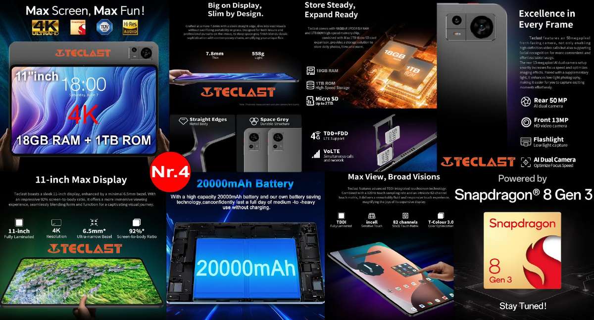 Nauji Blackview Planšetiniai Kompiuteriai Su 2 Sim - nuotraukos Nr. 7