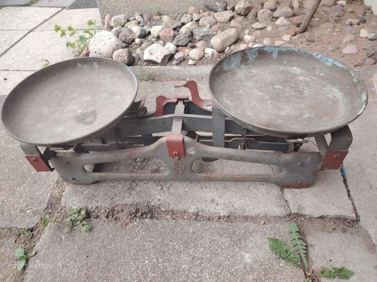 Mechaninės svarstyklės su lėkštėmis, „ančiukai“