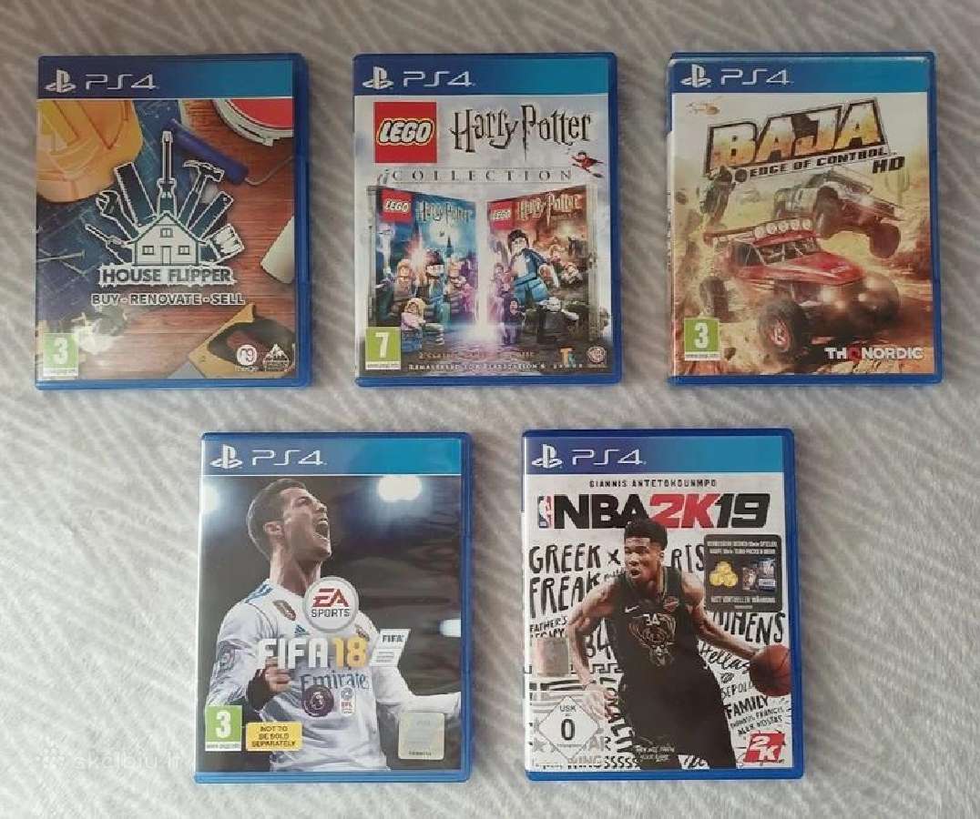 5 Ps4 žaidimų rinkinys