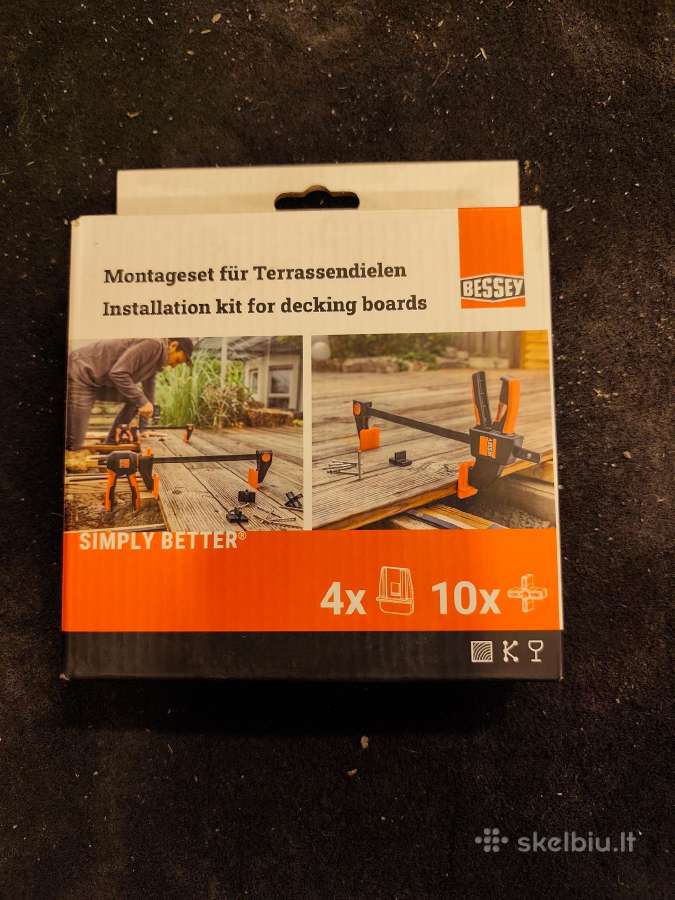 Bessey Ez-td adapterių rinkinys spaustuvams terasi