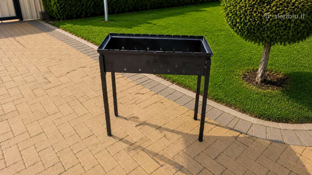 Išardoma šašlykinė 80x60x30 Storis 4mm
