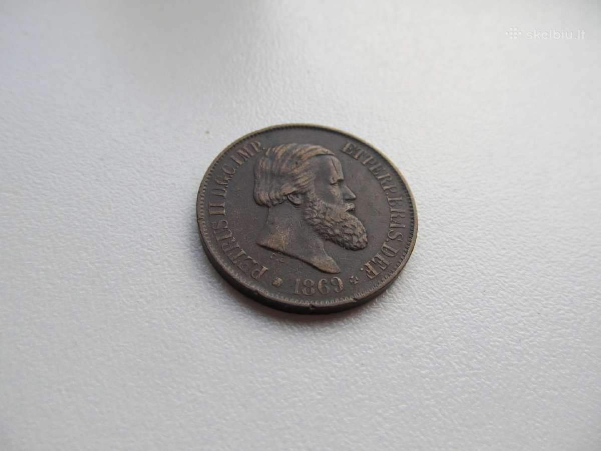 20 realu , Brazilija , 1869