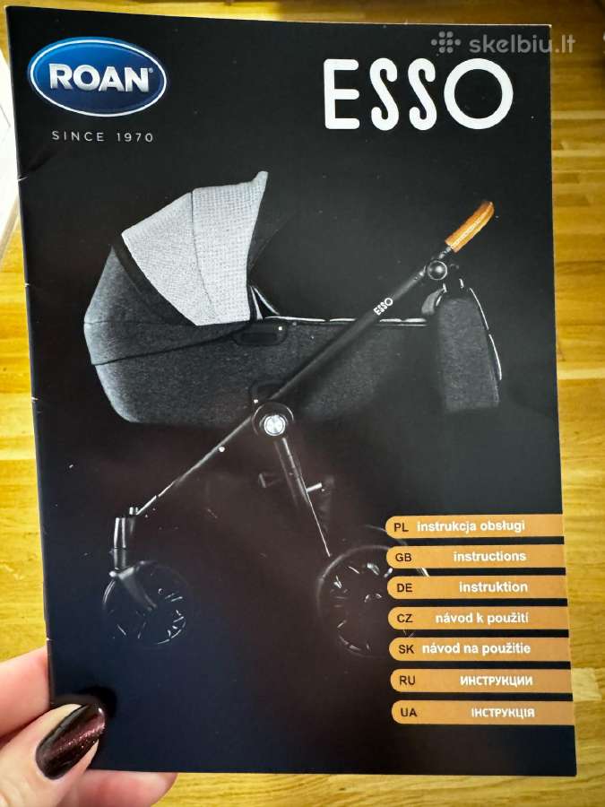 Parduodamas vežimėlis Roan Esso 2 in 1 - nuotraukos Nr. 5