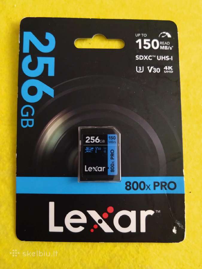 Lexar Sdxc-card Pro 256gb Uhs-1 V30 Series Blue (8