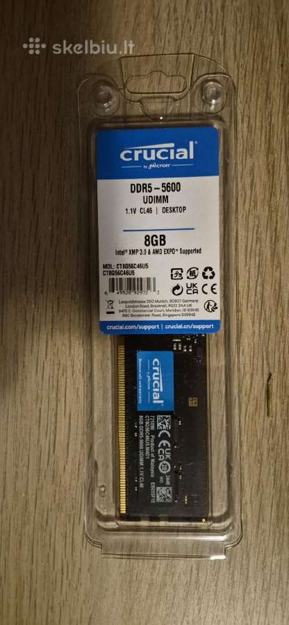 Crucial Ddr5 5600 cl46 8gb RAM